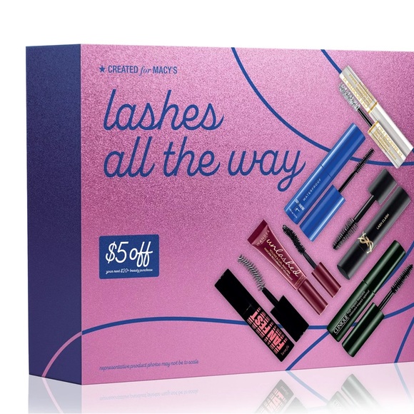 Lashes All The Way Set Of 6 Brand Name Mascara & Lash Primer Macys NIB - Picture 4 of 8